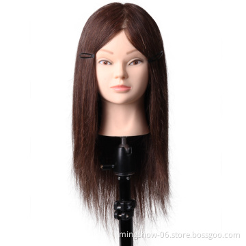 Training head mannequin human hair, wholesale foam head mannequin head